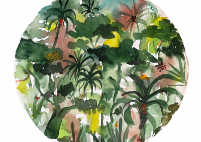 multiple paintings exhibited — Biophilia & Art gallery