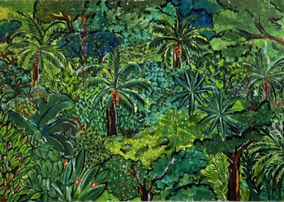 Jungle painting 2 x 3 m — Biophilia & Art